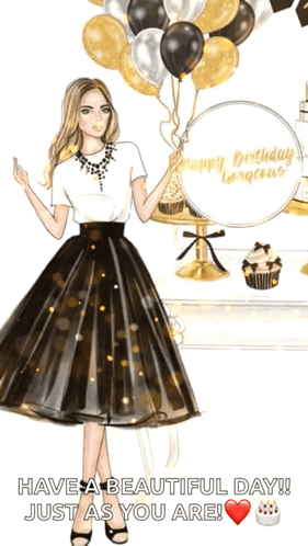 Hbd Girl GIF