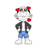 Heart Eyes Sticker