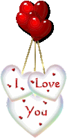 Heart Love You I Sticker