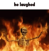 Hell Skeleton GIF