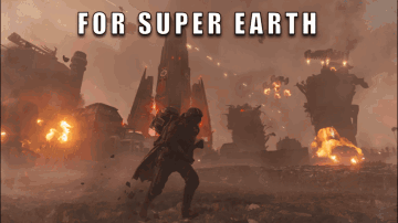 Helldivers 2 Super Earth GIF