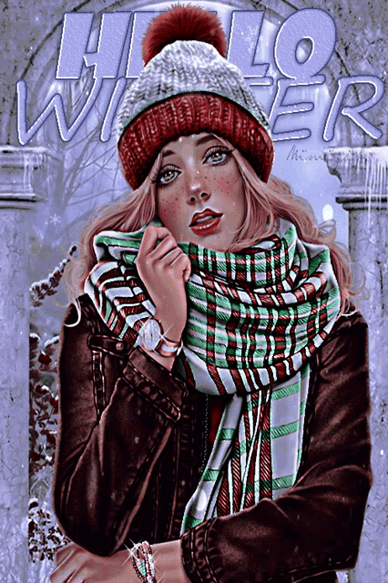 Hello Happy Winter GIF