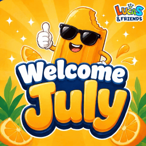 Hello July Welcome July GIF