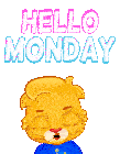 Hello Monday Mondays Sticker