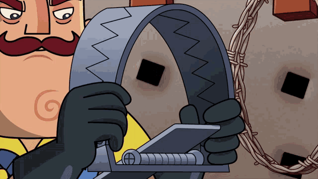 Hello Neighbor Cartoon Theodore Peterson GIF