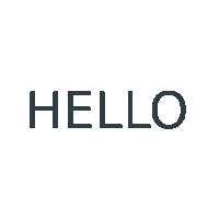 Hello Sticker Sticker