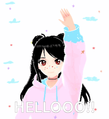 Hello Vtuber GIF