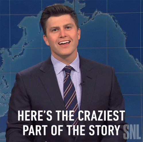 Heres The Craziest Part Of The Story Colin Jost GIF