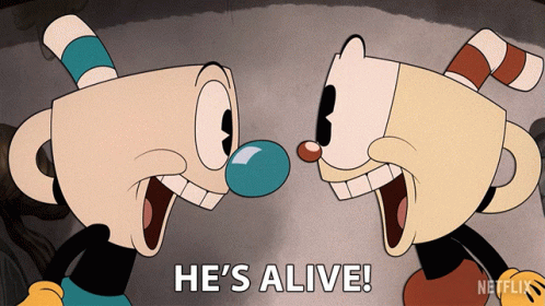 Hes Alive Mugman GIF