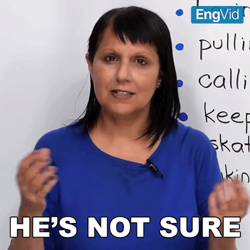 He'S Not Sure Rebecca GIF