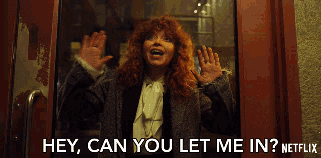 Hey Can You Let Me In Nadia Vulvokov GIF