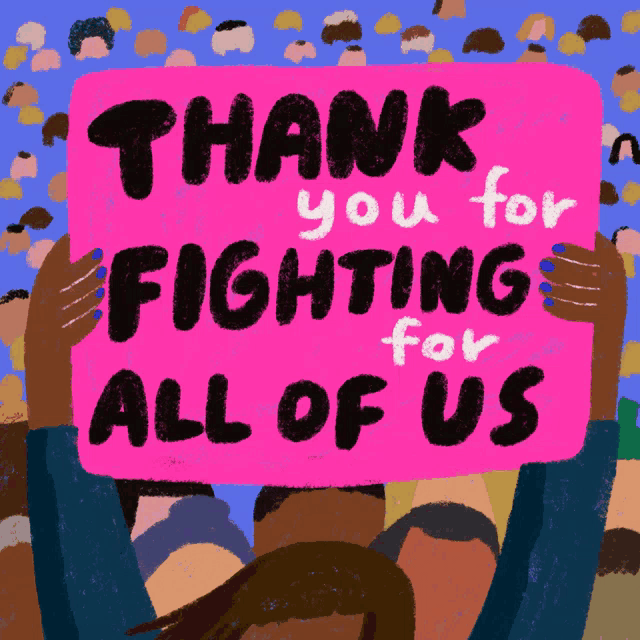 Heyheysu Thank You For Fighting For All Of Us GIF