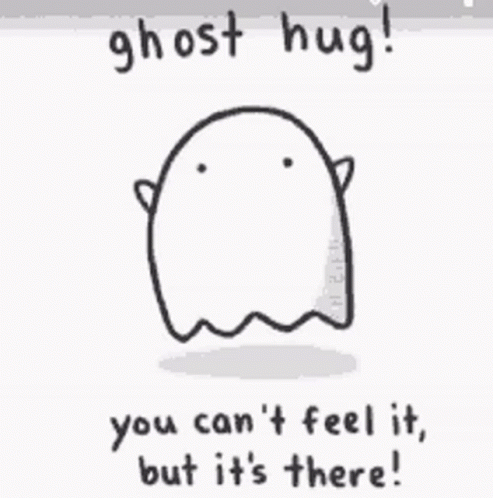 Hi Ghost Hug GIF