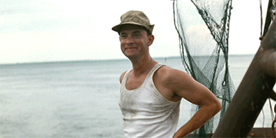 Hi There Lt.Dan! Tom Hanks GIF