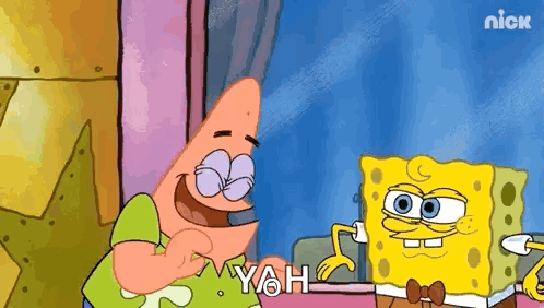 High Five Patrick Star GIF