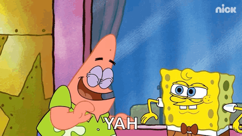 High Five Patrick Star GIF