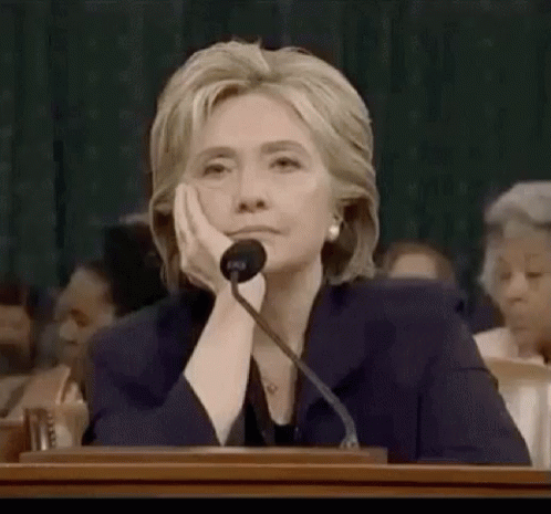 Hillary Clinton Not GIF