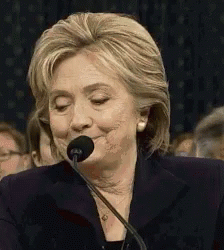 Hillary Clinton Smile GIF