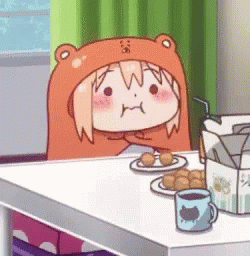 Himouto Umaruchan Eating GIF