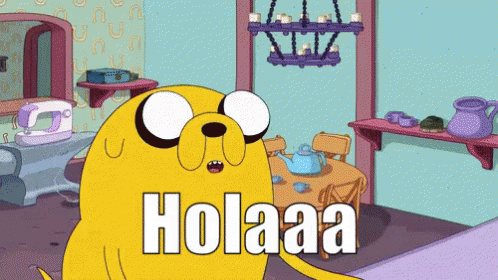 Hola Hora De Aventura Saludo Perro GIF