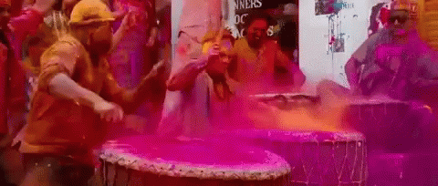 Holi Drums GIF