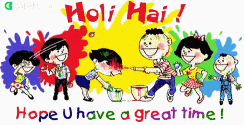 Holi Hai Gifkaro GIF