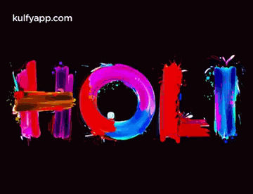 Holi Radium Lights GIF
