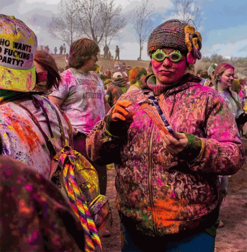 Holi GIF