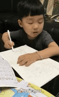 Home Work Kid GIF