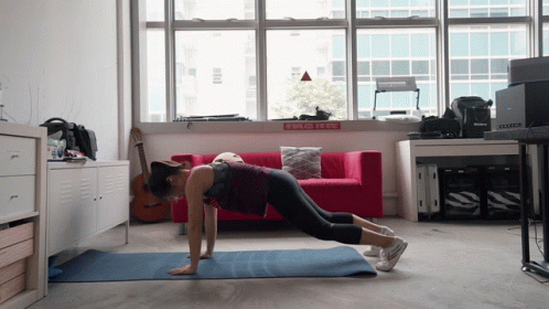 Home Workouts Exercise GIF