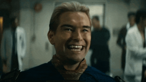 Homelander Laugh GIF
