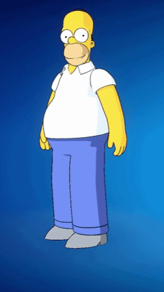 Homer Simpson Bird Is The Word GIF