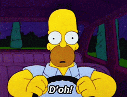 Homer Simpson Doh GIF
