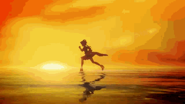 Hoshimachi Suisei Running Away GIF