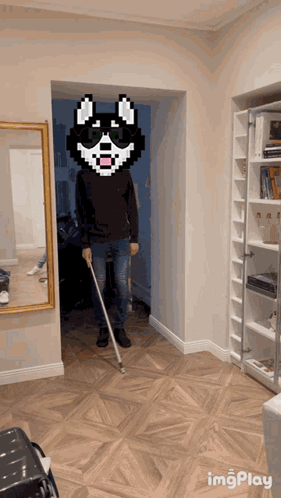 Hosky Blind Aikent-see GIF