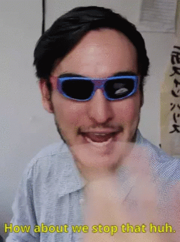 How About We Stop That Shades On GIF