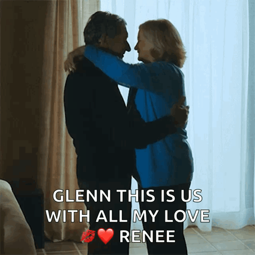 Hug Over Christmas GIF