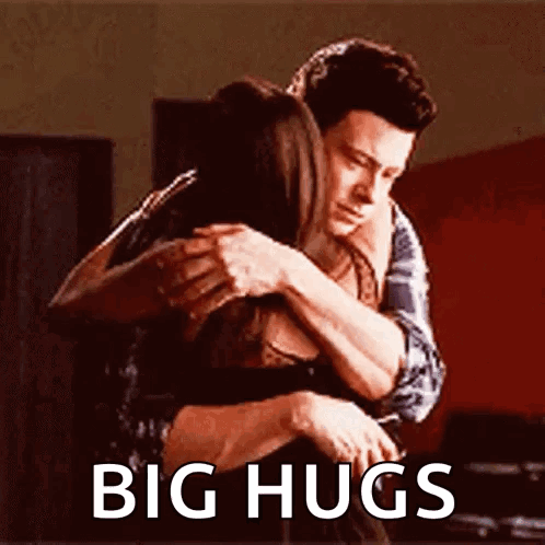 Hug Romance GIF