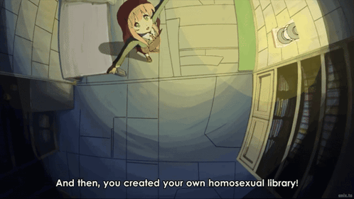 Humanity Has Declined Homosexual Library GIF