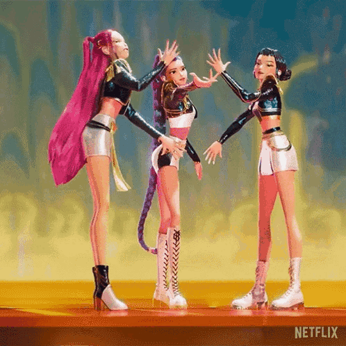 Huntrix Idol Awards GIF