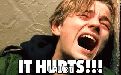 Hurt Leonardo Dicaprio GIF