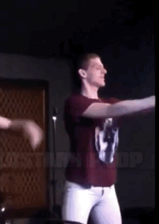 Hype Man Dancing On Stage GIF