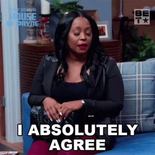 I Absolutely Agree Miranda Payne GIF