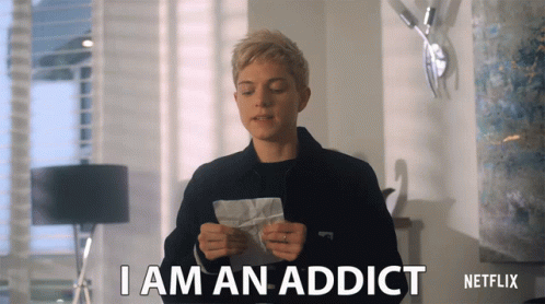 I Am An Addict Mae Martin GIF