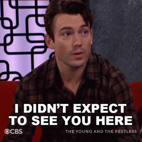 I Didnt Expect To See You Here Noah Newman GIF