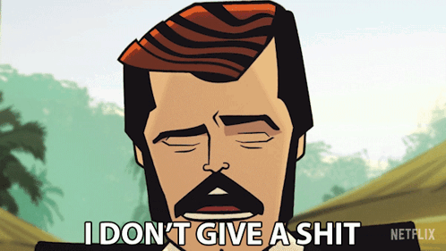 I Dont Give A Shit Robert Goulet GIF