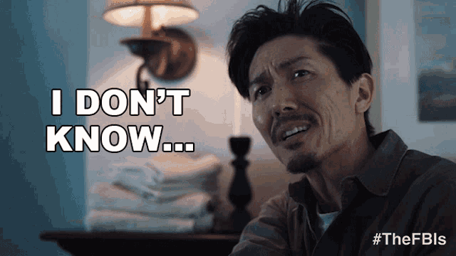 I Dont Know Frank Zhao GIF