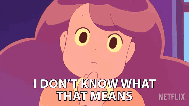 I Dont Know What That Means Bee GIF