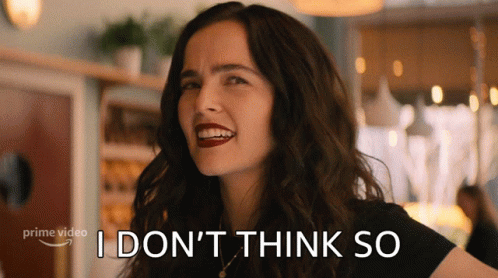 I Dont Think So Zoey Deutch GIF