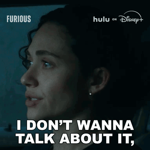I Don'T Wanna Talk About It Okay Fbi Agent Alice Black GIF